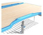 Растущая парта и стульчик FunDesk Colore Blue