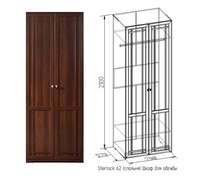 Шкаф для одежды Sherlok 62
