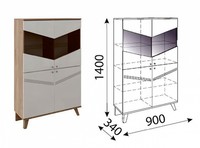 Сервант Лимба М04