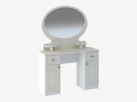 Стол макияжный с зеркалом, с 4-мя ящиками Эльза СТ-910